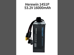 Herewin 14S1P 16Ah 53.2V Soft Pack Drone pin 25C tốc độ xả