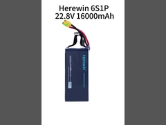 Herewin 6S1P 25C Lipo Drone pin gói 16000mAh 22.8V 2C