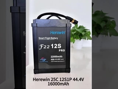 Herewin 12S 44.4V 22000mAh Lipo UAV Drone pin 25C Soft Pack