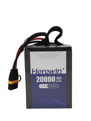 Mua Máy bay không người lái Lipo Battery Herewin 20000mAh 53.2 V Soft Pack Máy bay không người lái Agri UAV sản xuất trực tuyến