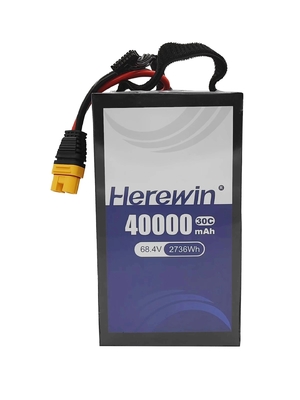 Mua 18S1P 40000mAh Herewin Soft Pack Drone Battery Pack 68.4V 30C Sprayer UAV pin sản xuất trực tuyến