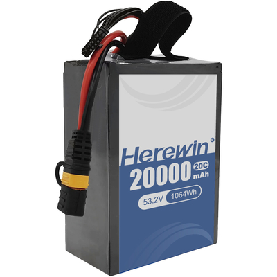 Mua UAV sạc nhanh và độ bền lâu dài với Herewin Semi-Solid State Battery 14S 53.2V 20000mAh sản xuất trực tuyến
