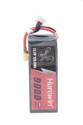 Herewin 6S Lipo Soft Case Fpv pin 9000mAh 100C Pack cho RC