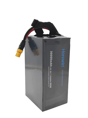 Soft Pack Herewin 12S 45.6V 30000mAh LiHv Uav Drone pin 25C