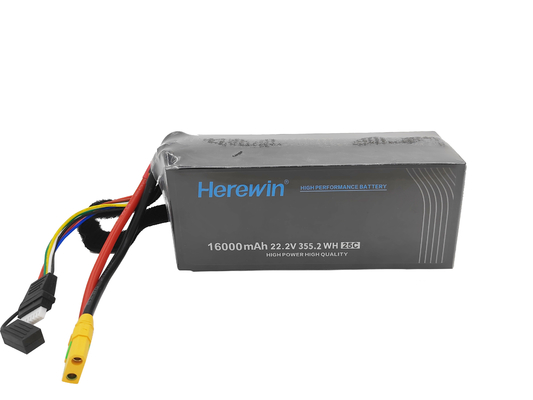 Herewin 22.2V 6s 16000mah Lipo pin Soft Pack Drone pin 2.08kg