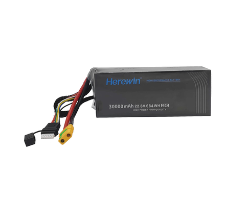 Trong đây có 30000mAh UAV LiHv Pouch Cell Battery Pack 6S1P 22.8V