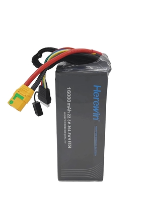 Herewin 6S1P 25C Lipo Drone pin 16000mAh 22.8V 2C 1.96KG