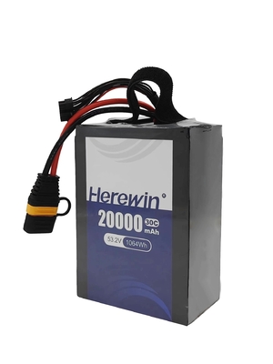 Herewin 14S Drone pin 20000mah 53.2V 30C máy phun UAV pin