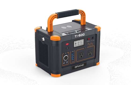519 Wh Trạm điện di động cắm trại 3 * 18W Cho chuyến đi đi bộ RV