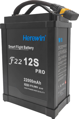 Tuổi thọ lâu hơn Herewin 12s 22000mah Lipo pin 44.4V 976.8wh 22AH 25C máy phun máy bay không người lái