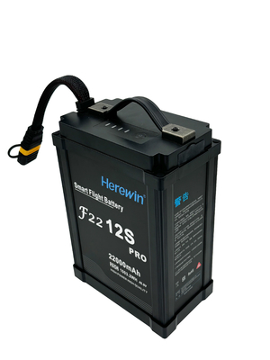 45.6V 25C Smart UAV Drone Battery Pack Herewin 12S 22000mAh