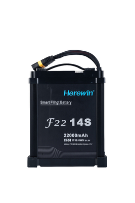 Hiệu suất cao 22000mAh 25C 51.8V Smart 14s Lipo pin với AS150U cắm cho nông nghiệp drone