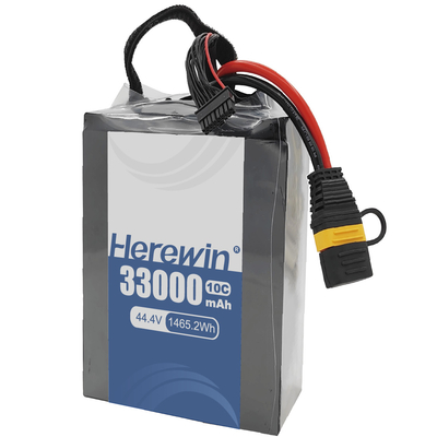UAV Semi Solid State Battery 12S 44.4V 33000mAh Giải pháp năng lượng nhẹ và công suất cao từ Herewin Battery